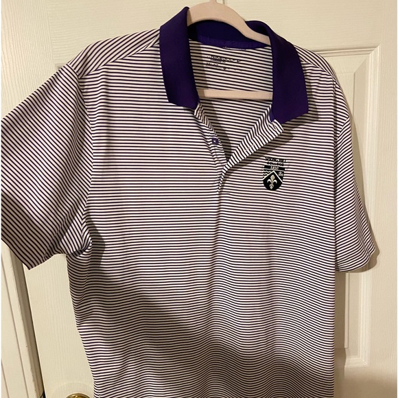 Nike Other - 6 for $36 Nike Golf XL dri-fit purple striped mens shirt